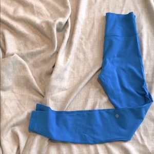 Blue Lululemon leggings
